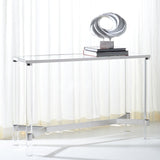 SAFAVIEH Couture Melusine Acrylic Console Table - 47.2" W x 15.7" L x 30" H - 47Wx16Dx30H