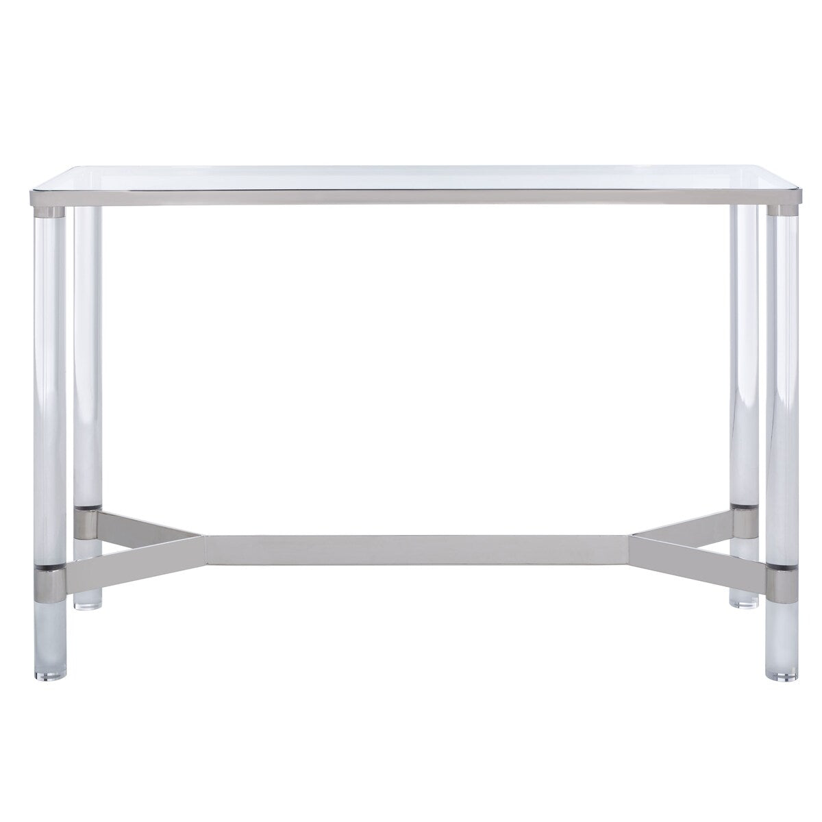 SAFAVIEH Couture Melusine Acrylic Console Table - 47.2" W x 15.7" L x 30" H - 47Wx16Dx30H