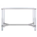 SAFAVIEH Couture Melusine Acrylic Console Table - 47.2" W x 15.7" L x 30" H - 47Wx16Dx30H