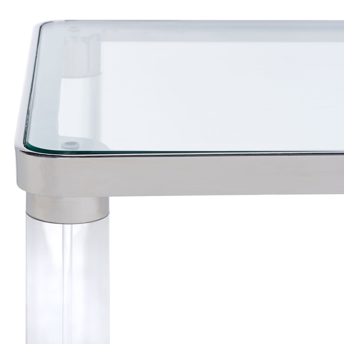 SAFAVIEH Couture Melusine Acrylic Console Table - 47.2" W x 15.7" L x 30" H - 47Wx16Dx30H