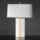 SAFAVIEH Couture Metha 31" Marble Table Lamp - 20" W x 11" D x 31" H - 20Wx11Dx31H