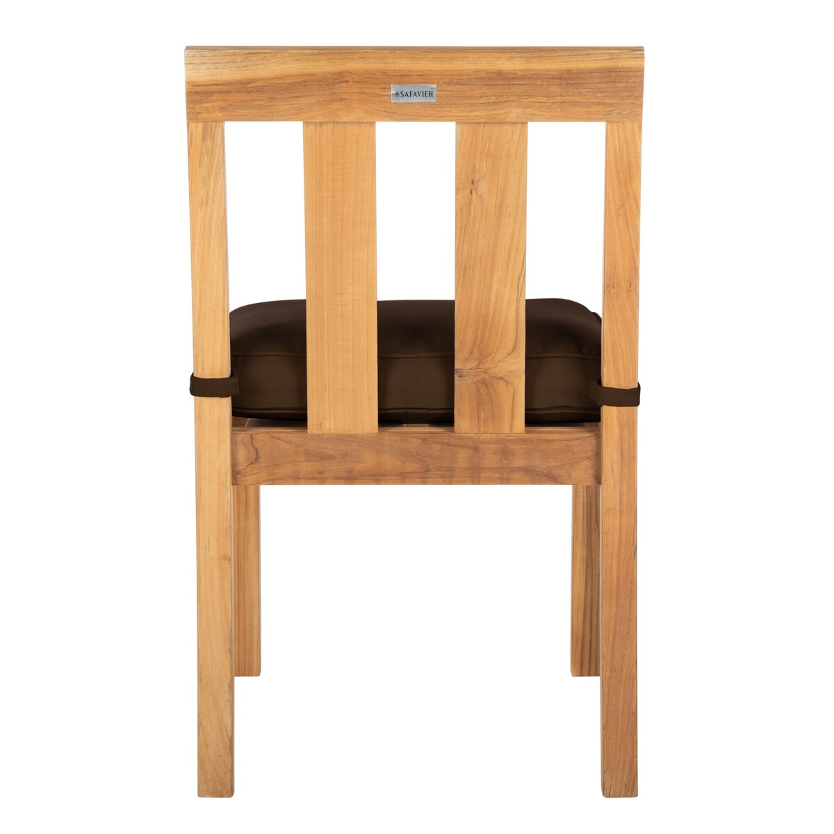 SAFAVIEH Couture Montford 16-inch Brazilian Teak Dining Chair [SET of 2] - 20Wx23Dx34H