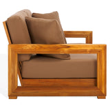 SAFAVIEH Couture Montford Brazilian Teak 2-Seat Bench - 53Wx36Dx27H