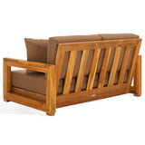 SAFAVIEH Couture Montford Brazilian Teak 2-Seat Bench - 53Wx36Dx27H