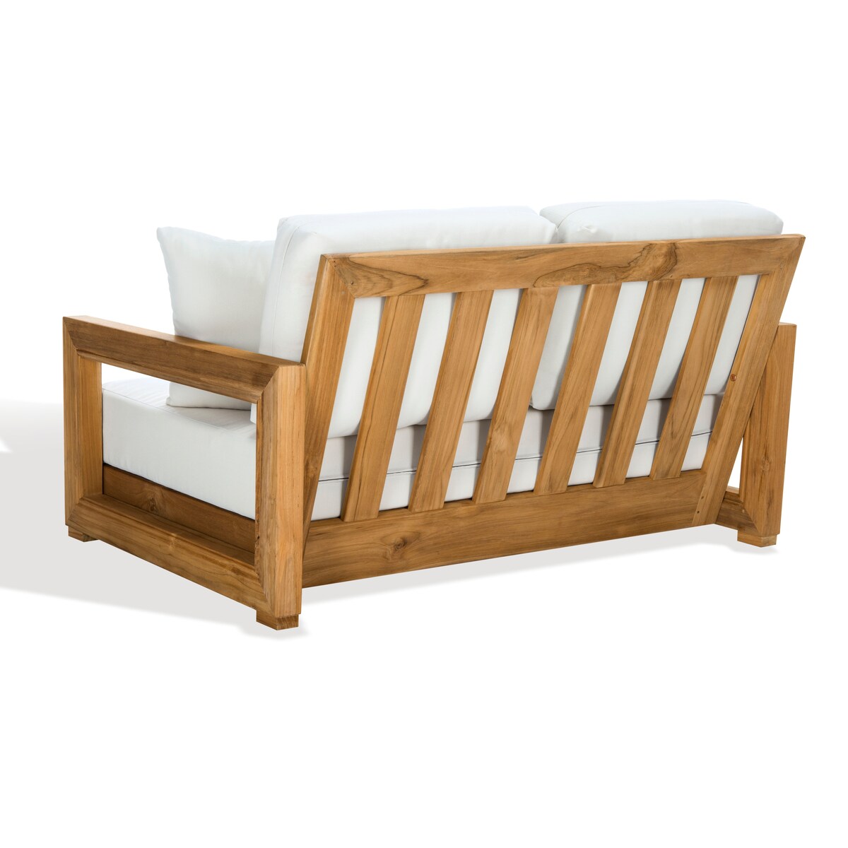 SAFAVIEH Couture Montford Brazilian Teak 2-Seat Bench - 53Wx36Dx27H