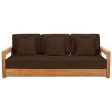 SAFAVIEH Couture Montford Brazilian Teak 3-Seat Bench - 77Wx36Dx27H