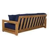 SAFAVIEH Couture Montford Teak 3-Seat Bench Casing - 72Wx29Dx1H