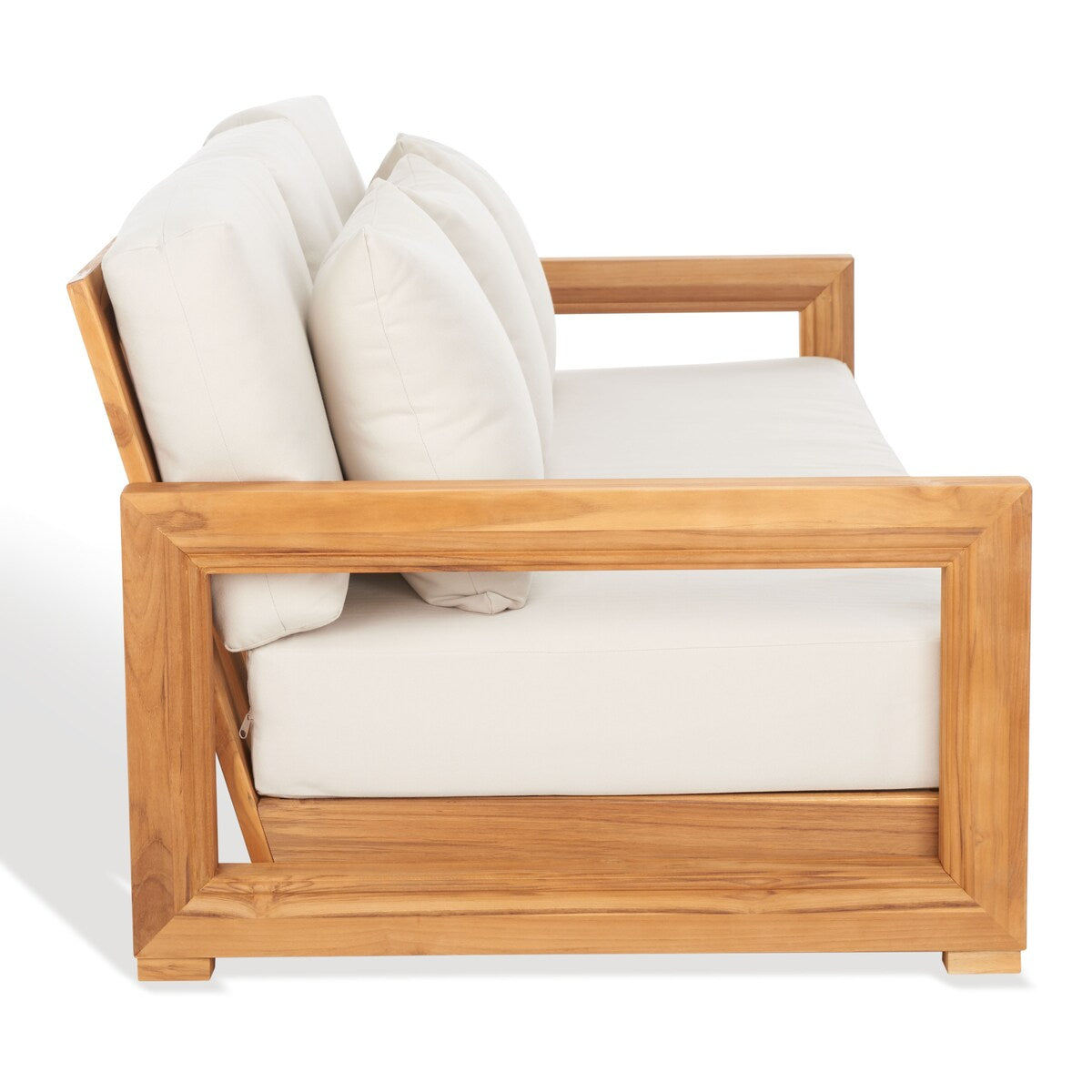 SAFAVIEH Couture Montford Teak 3-Seat Bench Casing - 72Wx29Dx1H