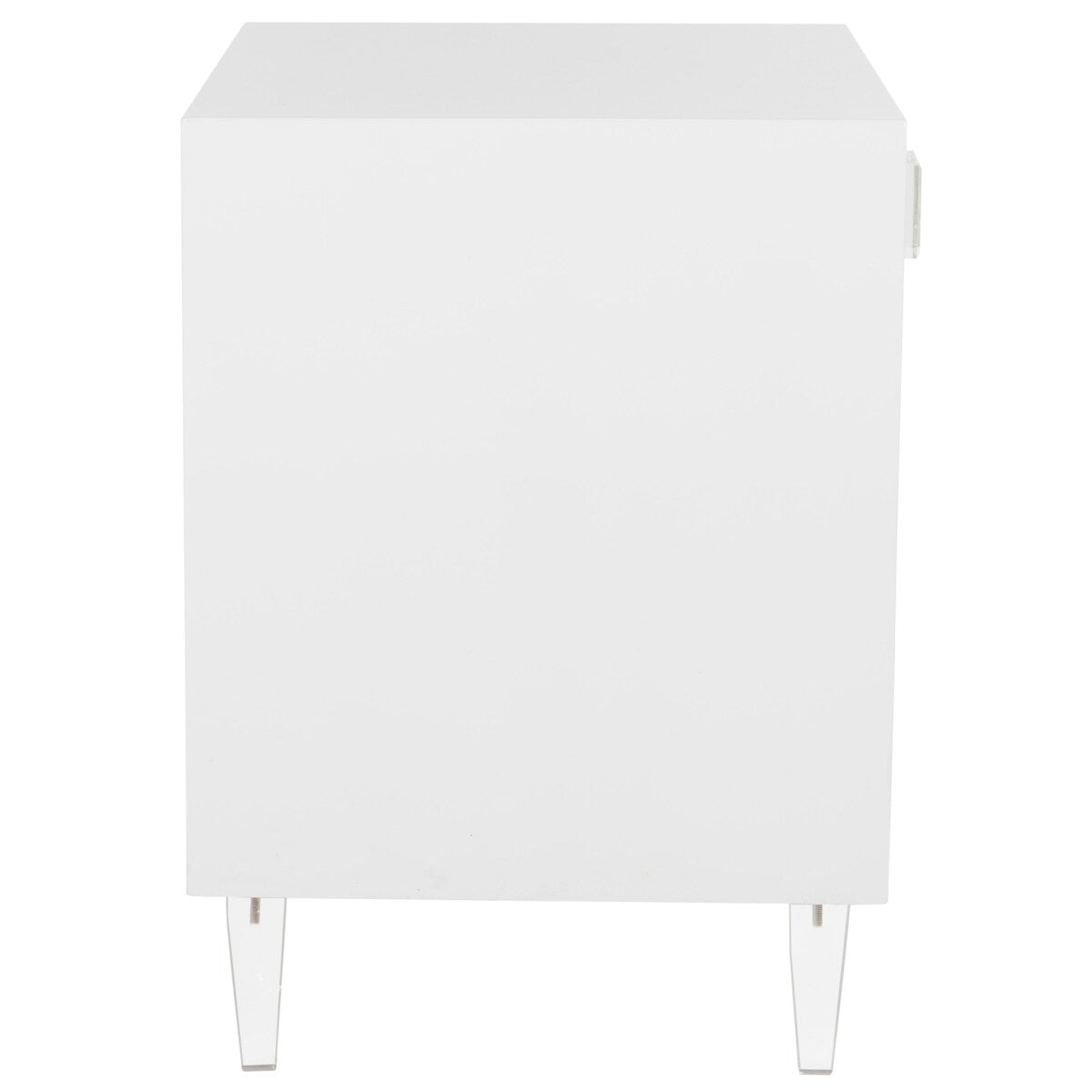 SAFAVIEH Couture Myrthe Eglomise Side Table- White - 24" W x 18" L x 25" H - 24Wx18Dx25H