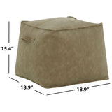 SAFAVIEH Couture Naile Pouf (Fully Assembled)