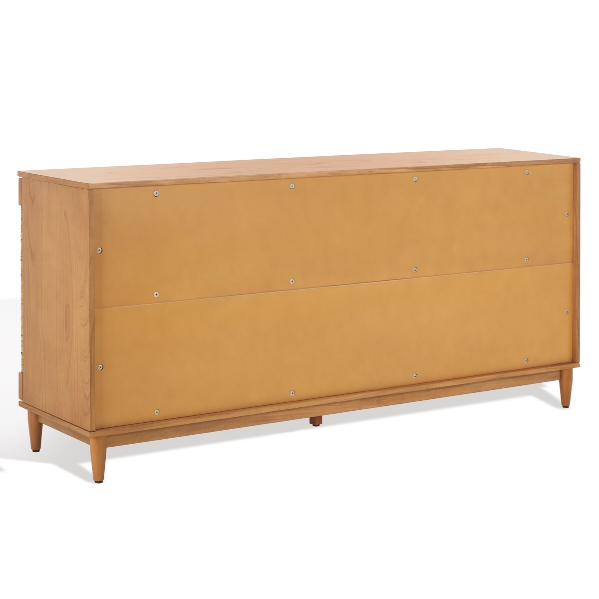 SAFAVIEH Couture Nedime Banana Stem 4-Door Sideboard - 69.8 In. W x 18.1 In. D x 32 In. H - 70Wx32Dx18H