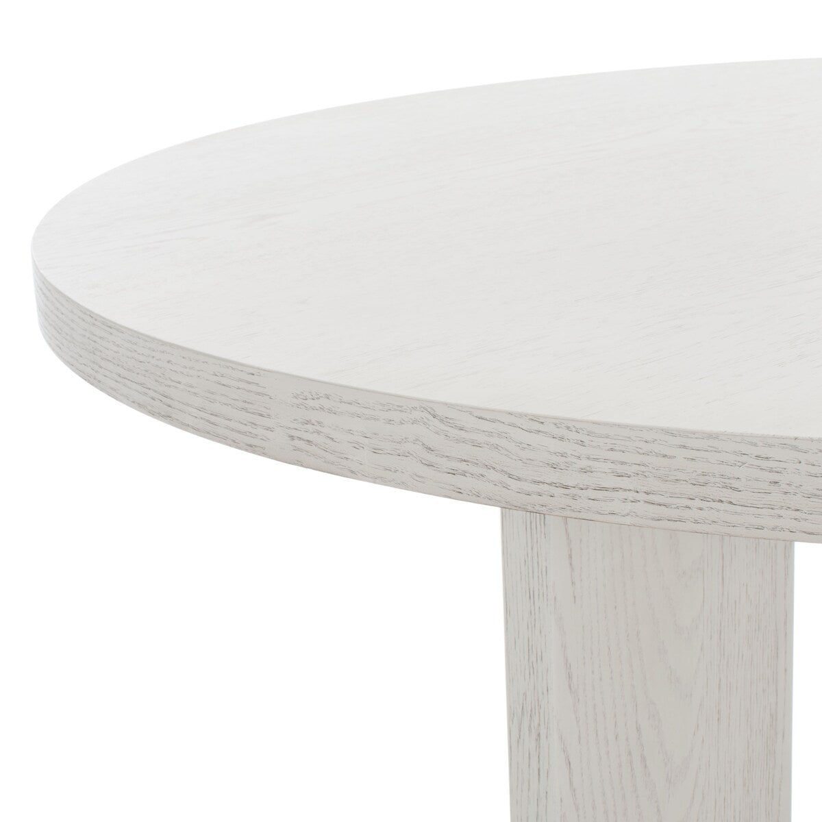 SAFAVIEH Couture Neetu Round Wood Dining Table - 47.75 In W x 47.75 In D x 30 In H - 48Wx48Dx30H