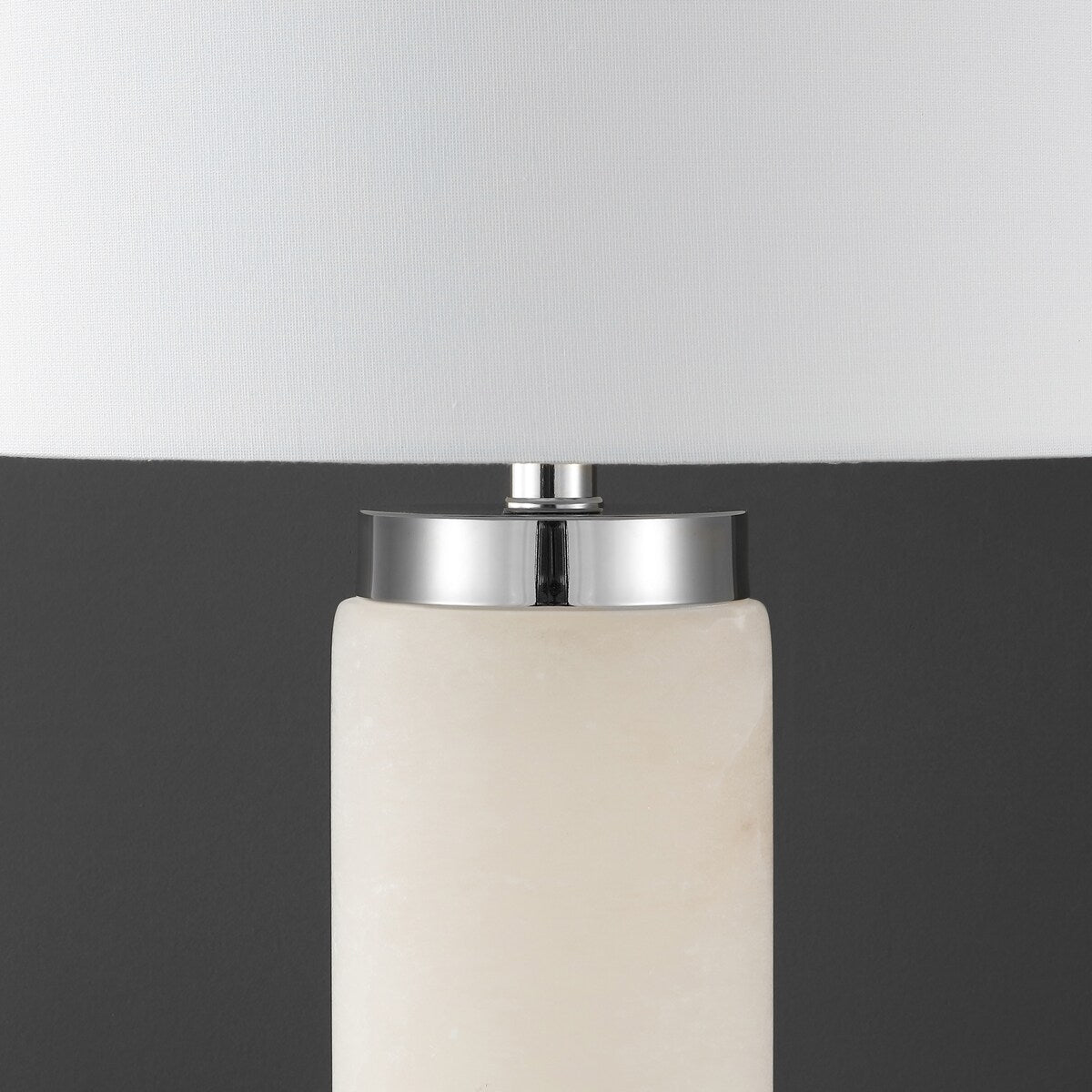 SAFAVIEH Couture Oketa Alabaster Pillar Table Lamp - 15 In W x 15 In D x 30 In H - 15Wx15Dx30H