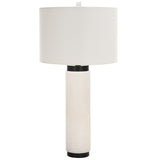 SAFAVIEH Couture Oketa Alabaster Pillar Table Lamp - 15 In W x 15 In D x 30 In H - 15Wx15Dx30H