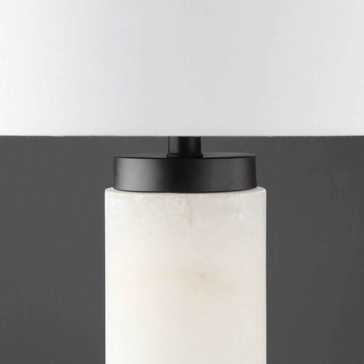 SAFAVIEH Couture Oketa Alabaster Pillar Table Lamp - 15 In W x 15 In D x 30 In H - 15Wx15Dx30H