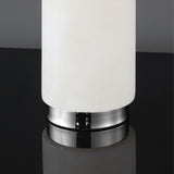 SAFAVIEH Couture Oketa Alabaster Pillar Table Lamp - 15 In W x 15 In D x 30 In H - 15Wx15Dx30H