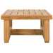 SAFAVIEH Couture Olivine Montford Teak Commercial Grade End Table. - 24 In W x 24 In D x 13 In H - 24Wx24Dx13H