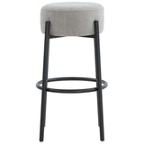 SAFAVIEH Couture Paisleigh Metal Leg 30-inch Barstool - 17Wx17Dx30H