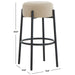 SAFAVIEH Couture Paisleigh Metal Leg 30-inch Barstool - 17Wx17Dx30H