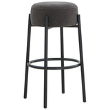 SAFAVIEH Couture Paisleigh Metal Leg 30-inch Barstool - 17Wx17Dx30H