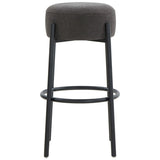 SAFAVIEH Couture Paisleigh Metal Leg 30-inch Barstool - 17Wx17Dx30H