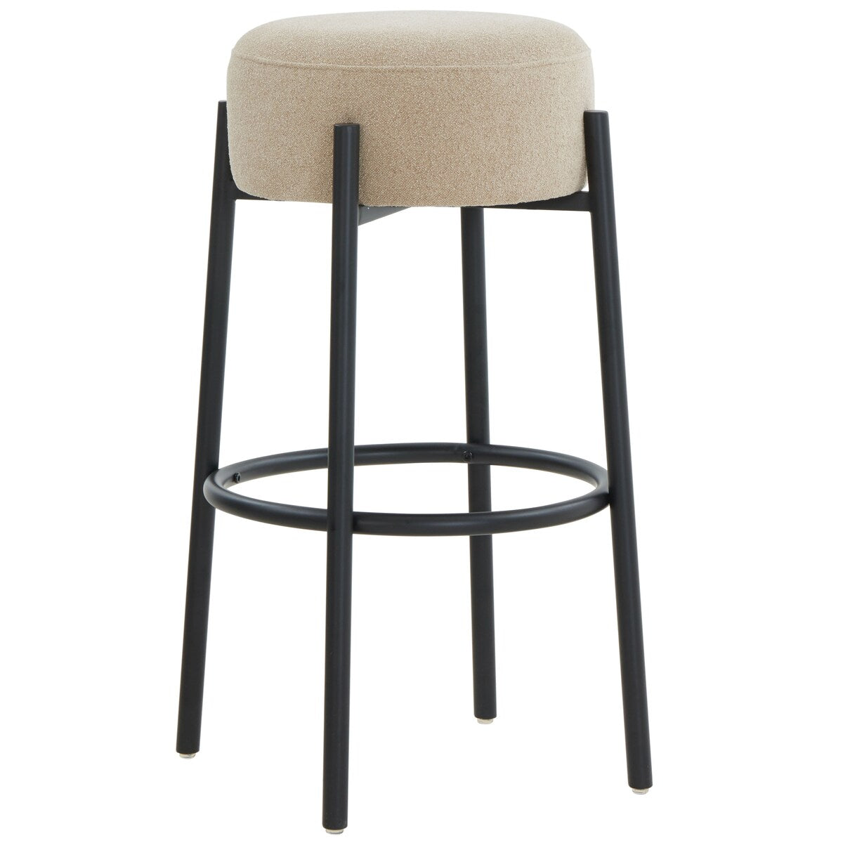 SAFAVIEH Couture Paisleigh Metal Leg 30-inch Barstool - 17Wx17Dx30H