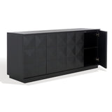 SAFAVIEH Couture Patty 4 Door Sideboard - 63Wx18Dx27H