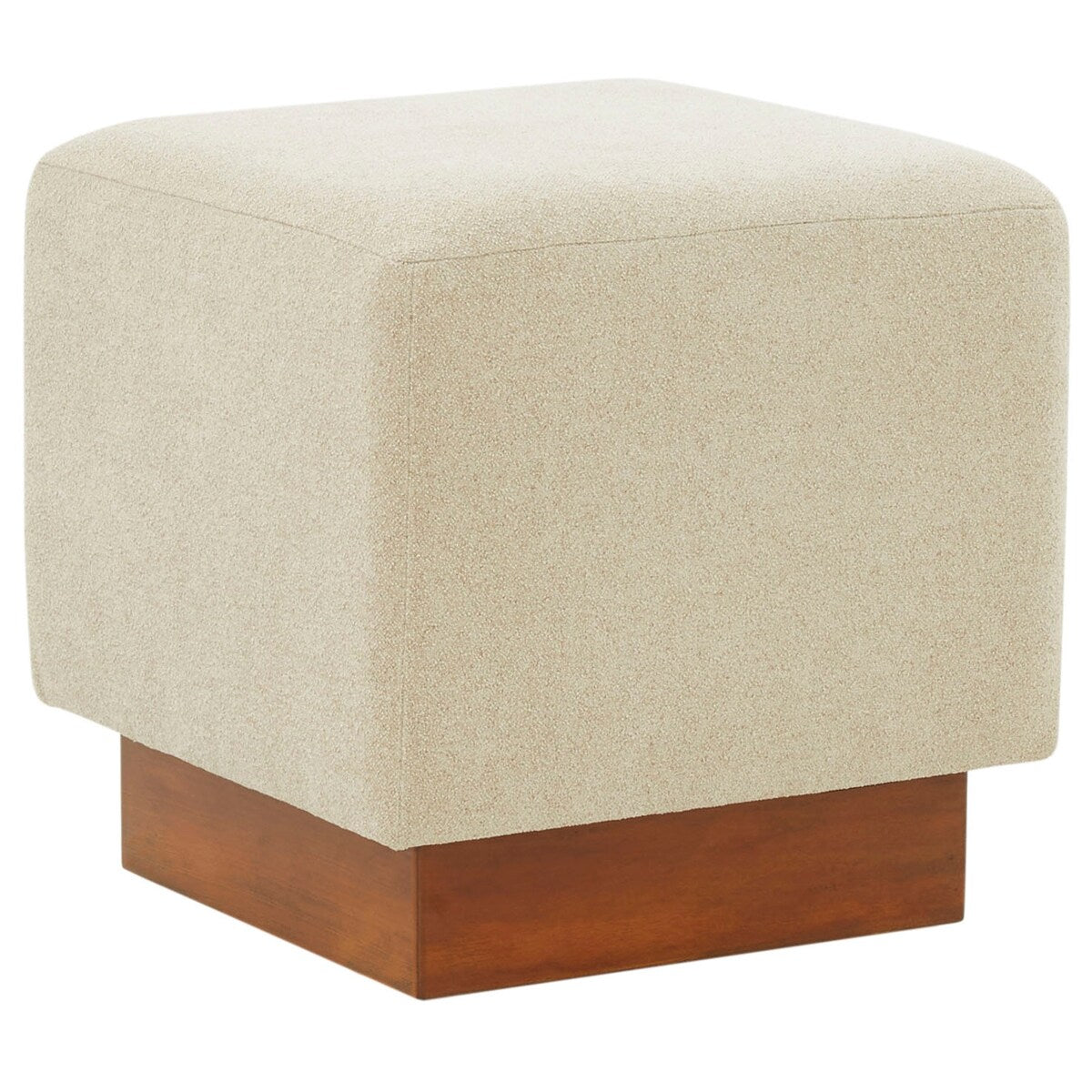 SAFAVIEH Couture Pelin Square Ottoman (Fully Assembled)