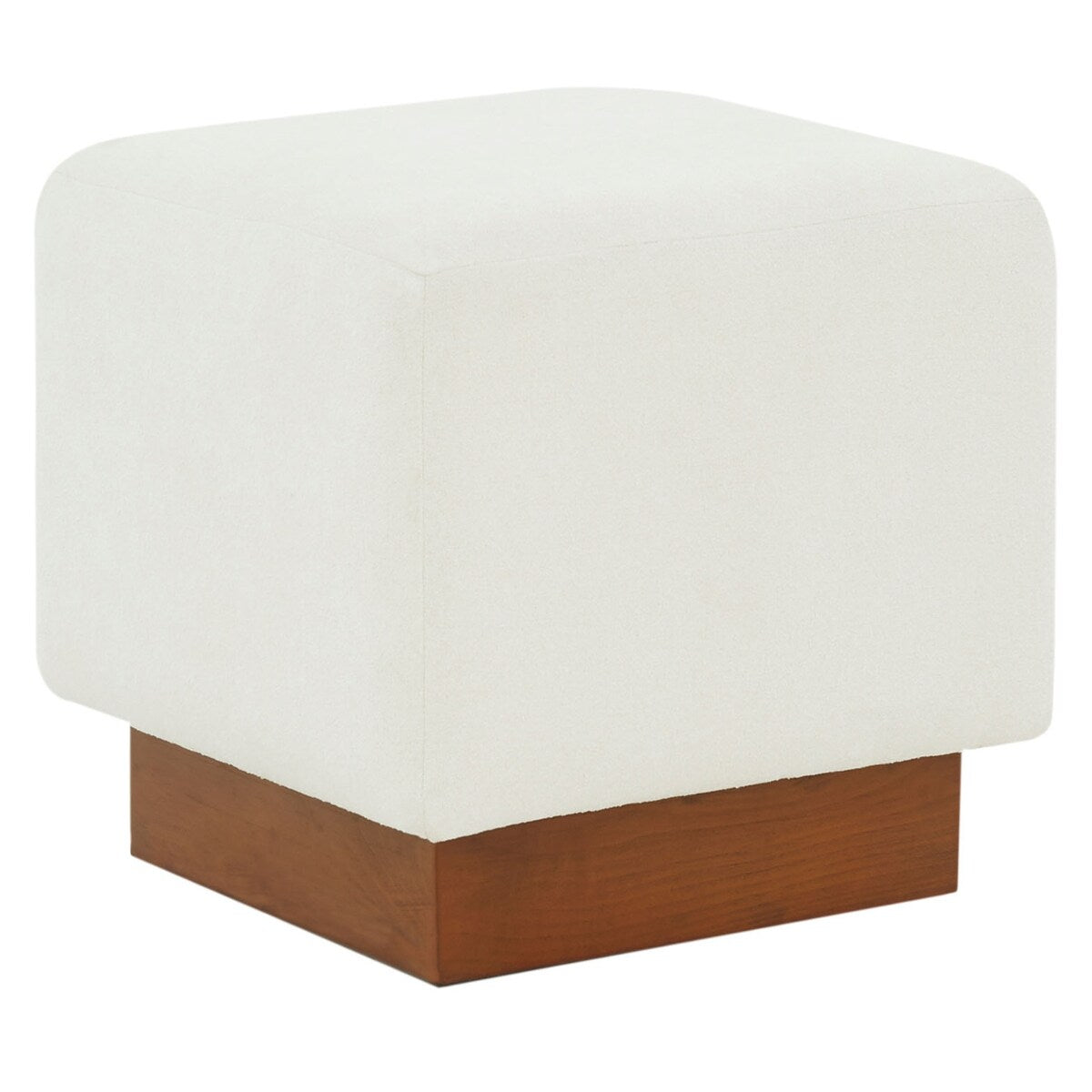 SAFAVIEH Couture Pelin Square Ottoman (Fully Assembled)