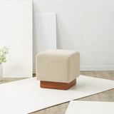 SAFAVIEH Couture Pelin Square Ottoman (Fully Assembled)