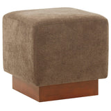 SAFAVIEH Couture Pelin Square Ottoman (Fully Assembled)