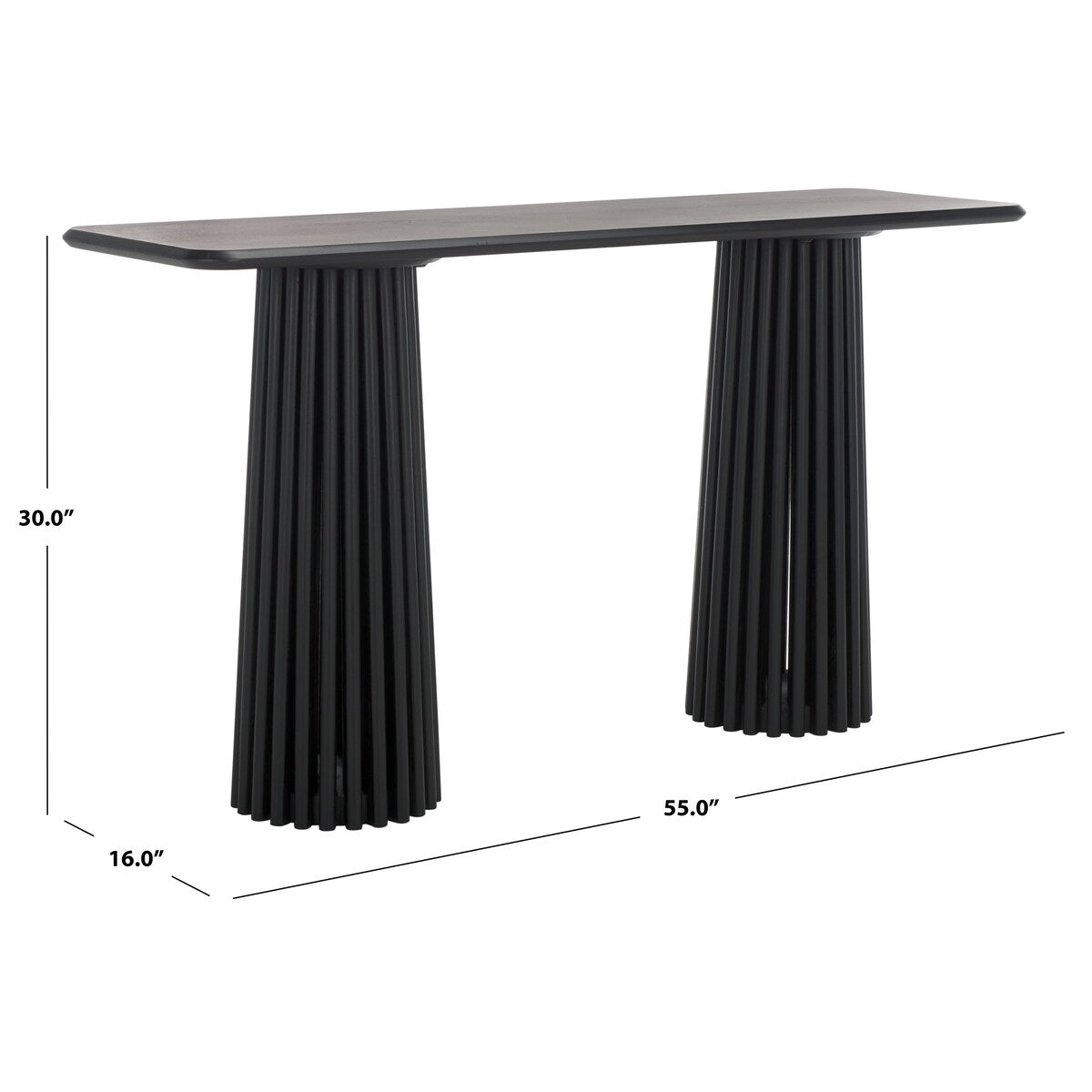 SAFAVIEH Couture Penelope Wood Console Table - 55Wx16Dx30H