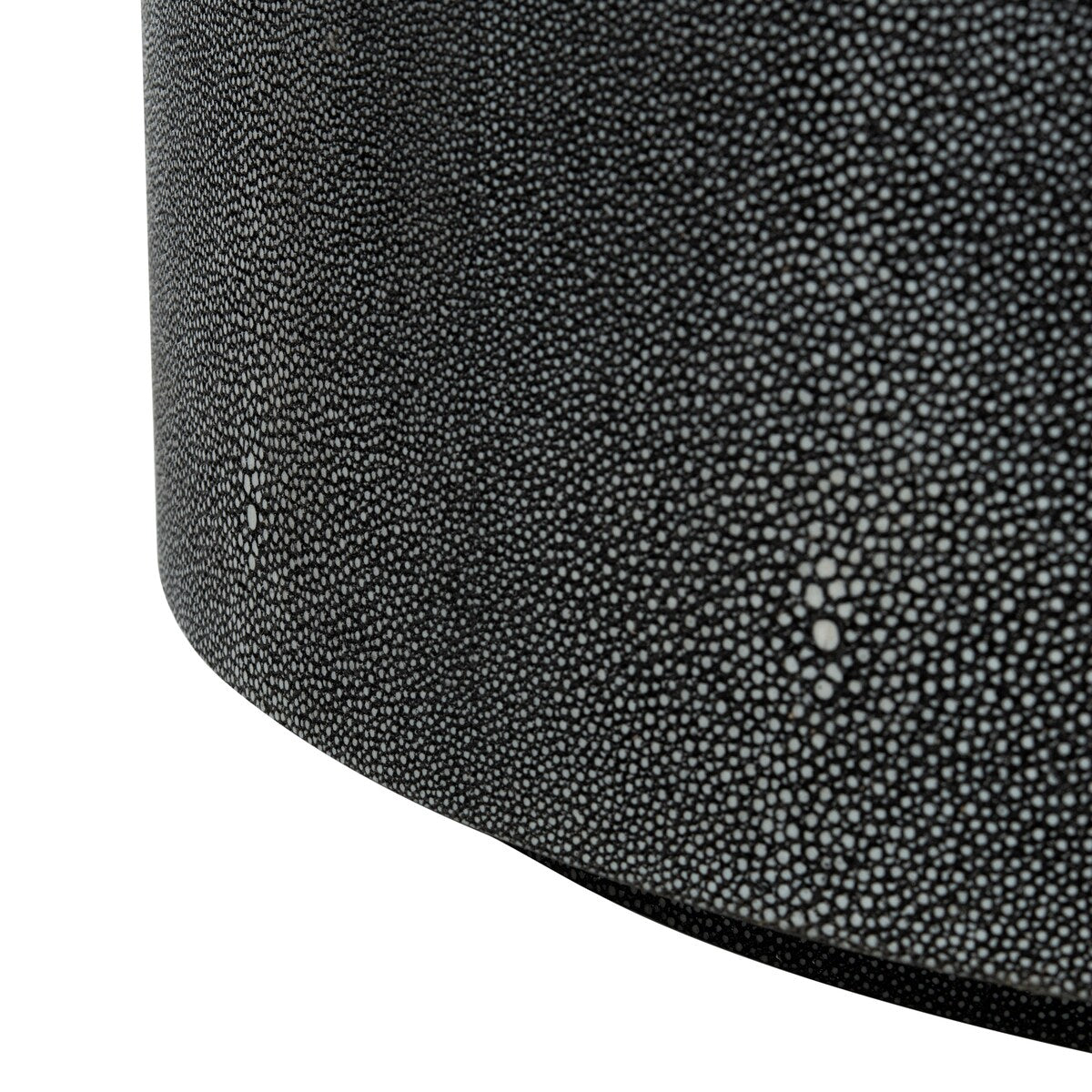 SAFAVIEH Couture Pessa Faux Shagreen Black End Table - 20Wx20Dx18H