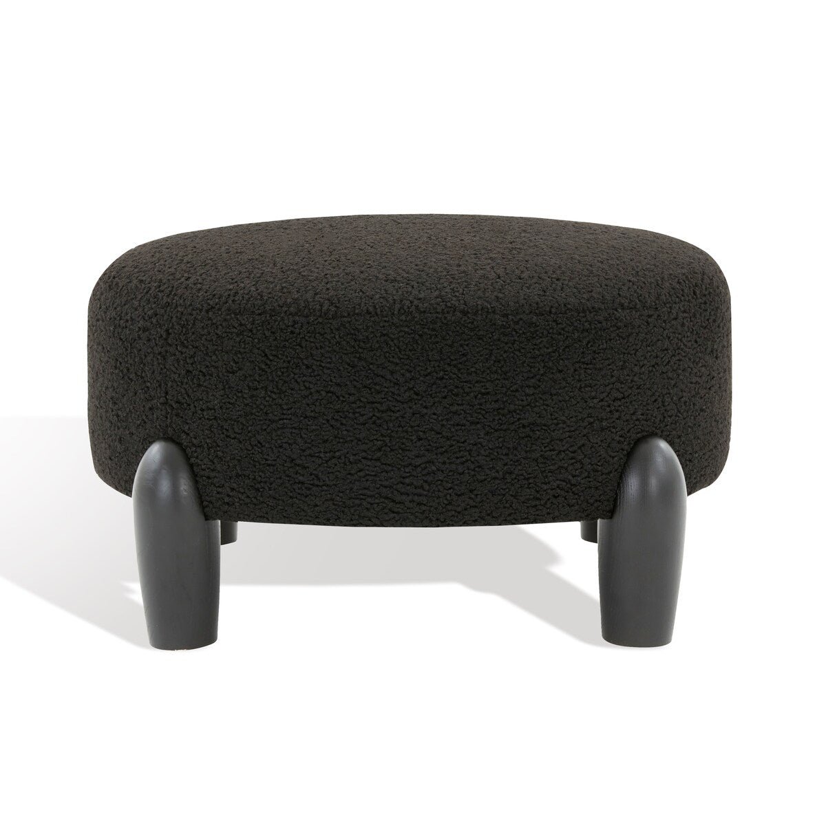 SAFAVIEH Couture Polixeni Scandinavian Round Ottoman