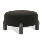 SAFAVIEH Couture Polixeni Scandinavian Round Ottoman