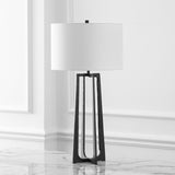 SAFAVIEH Couture Pollyanna Metal Base Table Lamp - 16Wx16Dx32H