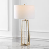 SAFAVIEH Couture Pollyanna Metal Base Table Lamp - 16Wx16Dx32H