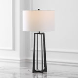 SAFAVIEH Couture Pollyanna Metal Base Table Lamp - 16Wx16Dx32H