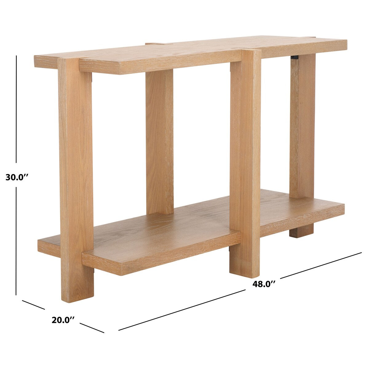 SAFAVIEH Couture Quigley Rectangular Wood Console Table - 48Wx20Dx30H