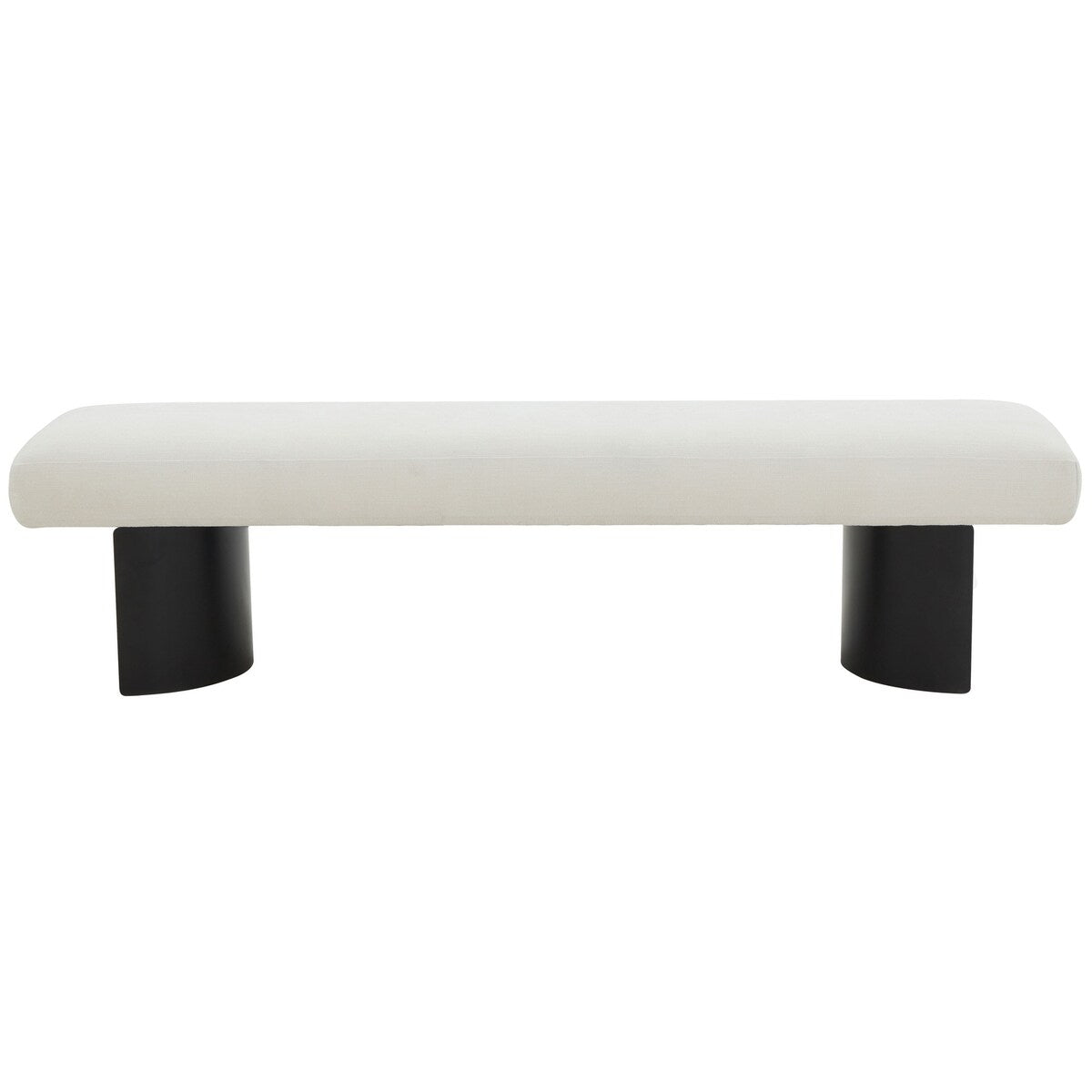 SAFAVIEH Couture Raelee Metal Legs Bench - 63Wx17Dx16H