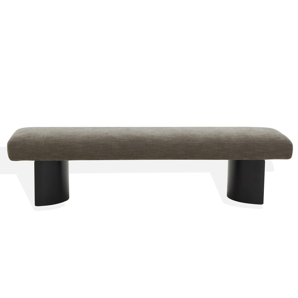 SAFAVIEH Couture Raelee Metal Legs Bench - 63Wx17Dx16H