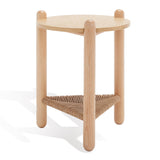 SAFAVIEH Couture Rahel Woven Shelf Accent Table - 15 In. W x 15 In. D x 20 In. H - 15Wx15Dx20H