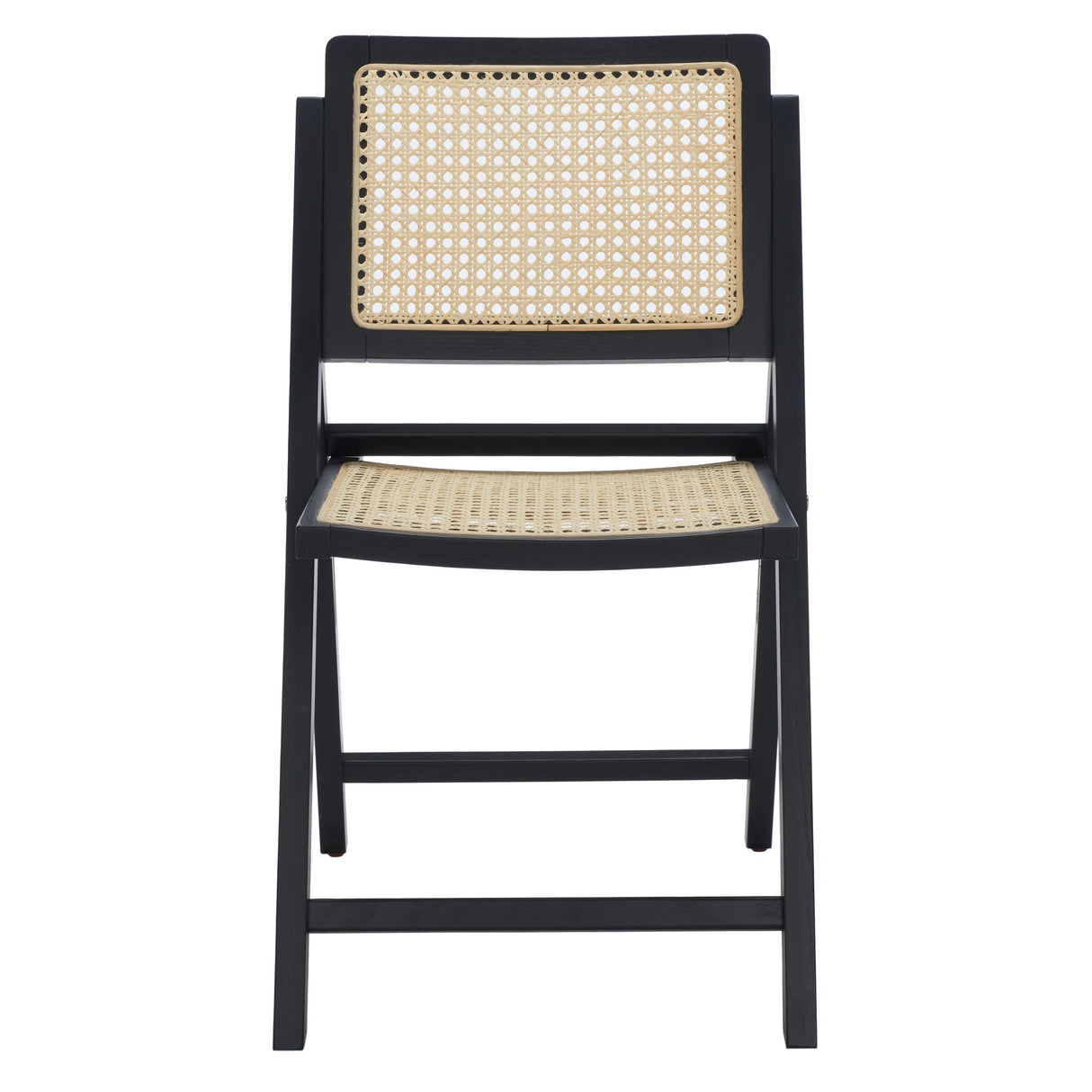 SAFAVIEH Couture Reinalda Cane Folding Dining Chair (Set of 2) - 18 In. W x 23 In. D x 33 In. H - 18Wx23Dx33H