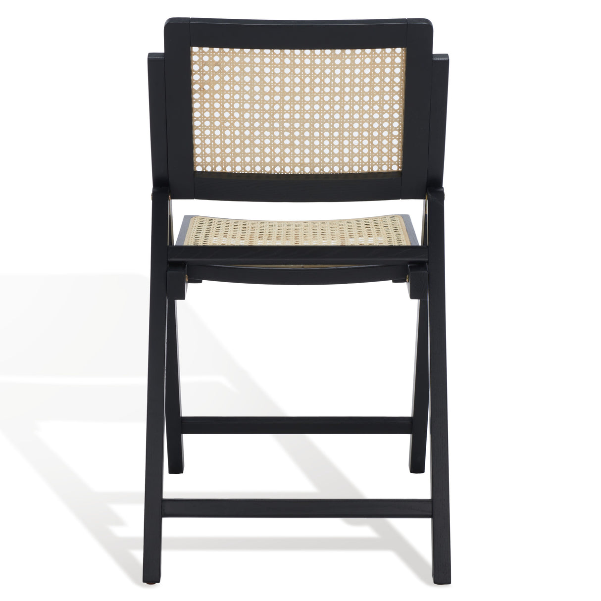 SAFAVIEH Couture Reinalda Cane Folding Dining Chair (Set of 2) - 18 In. W x 23 In. D x 33 In. H - 18Wx23Dx33H