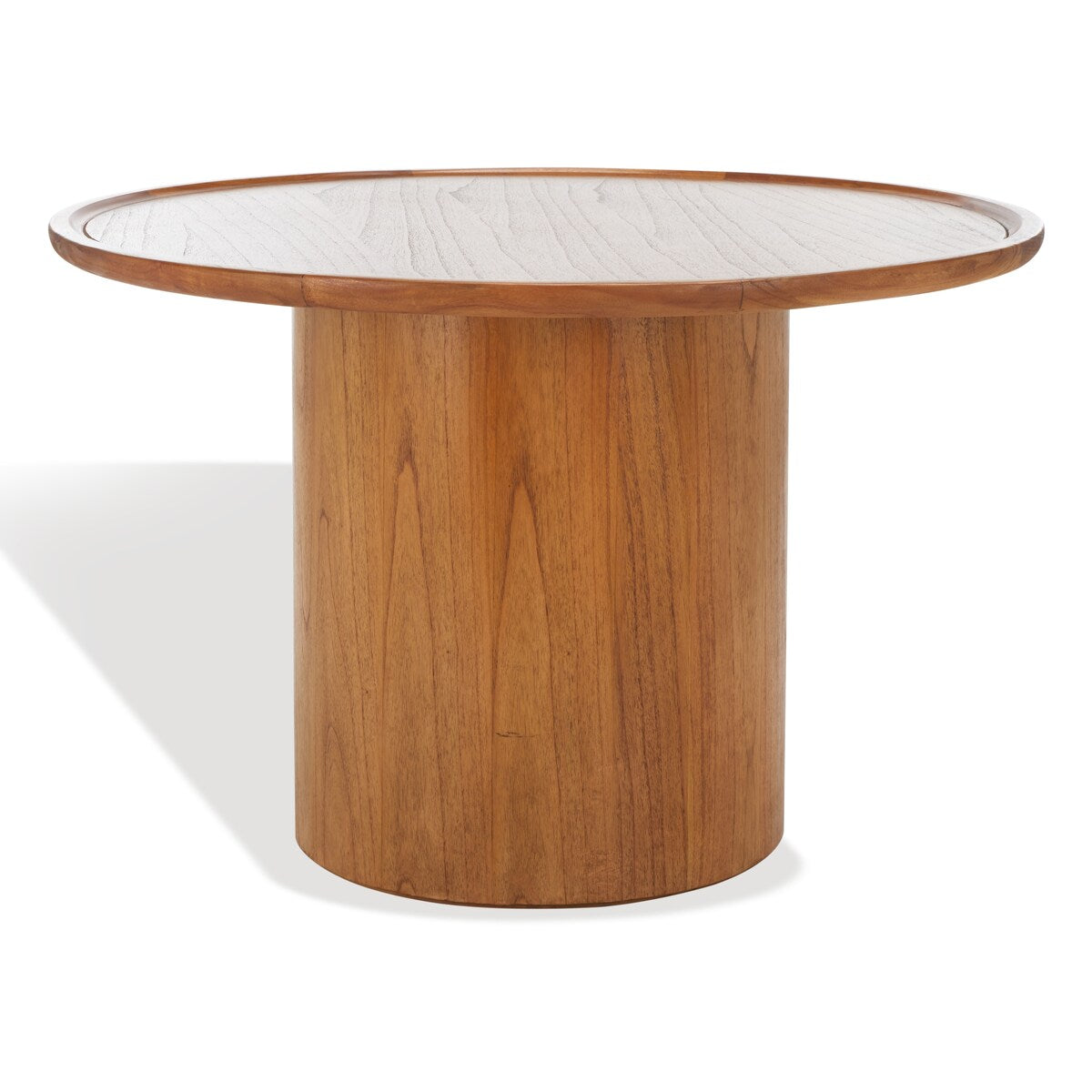 SAFAVIEH Couture Rengina Round Pedestal Dining Table - 46 In. W x 46 In. D x 30 In. H - 46Wx46Dx30H