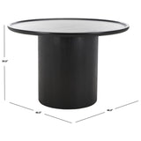 SAFAVIEH Couture Rengina Round Pedestal Dining Table - 46 In. W x 46 In. D x 30 In. H - 46Wx46Dx30H