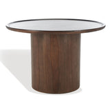 SAFAVIEH Couture Rengina Round Pedestal Dining Table - 46 In. W x 46 In. D x 30 In. H - 46Wx46Dx30H