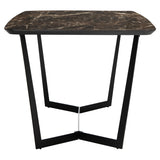 SAFAVIEH Couture Rezarta Metal Dining Table - 63 In W x 35.4 In D x 29.2 In H - 63Wx35Dx29H