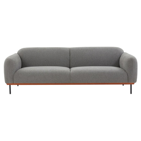 SAFAVIEH Couture Rinnie Linen Sofa - 90 In W x 34 In D x 31 In H - 90Wx34Dx31H