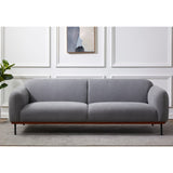 SAFAVIEH Couture Rinnie Linen Sofa - 90 In W x 34 In D x 31 In H - 90Wx34Dx31H